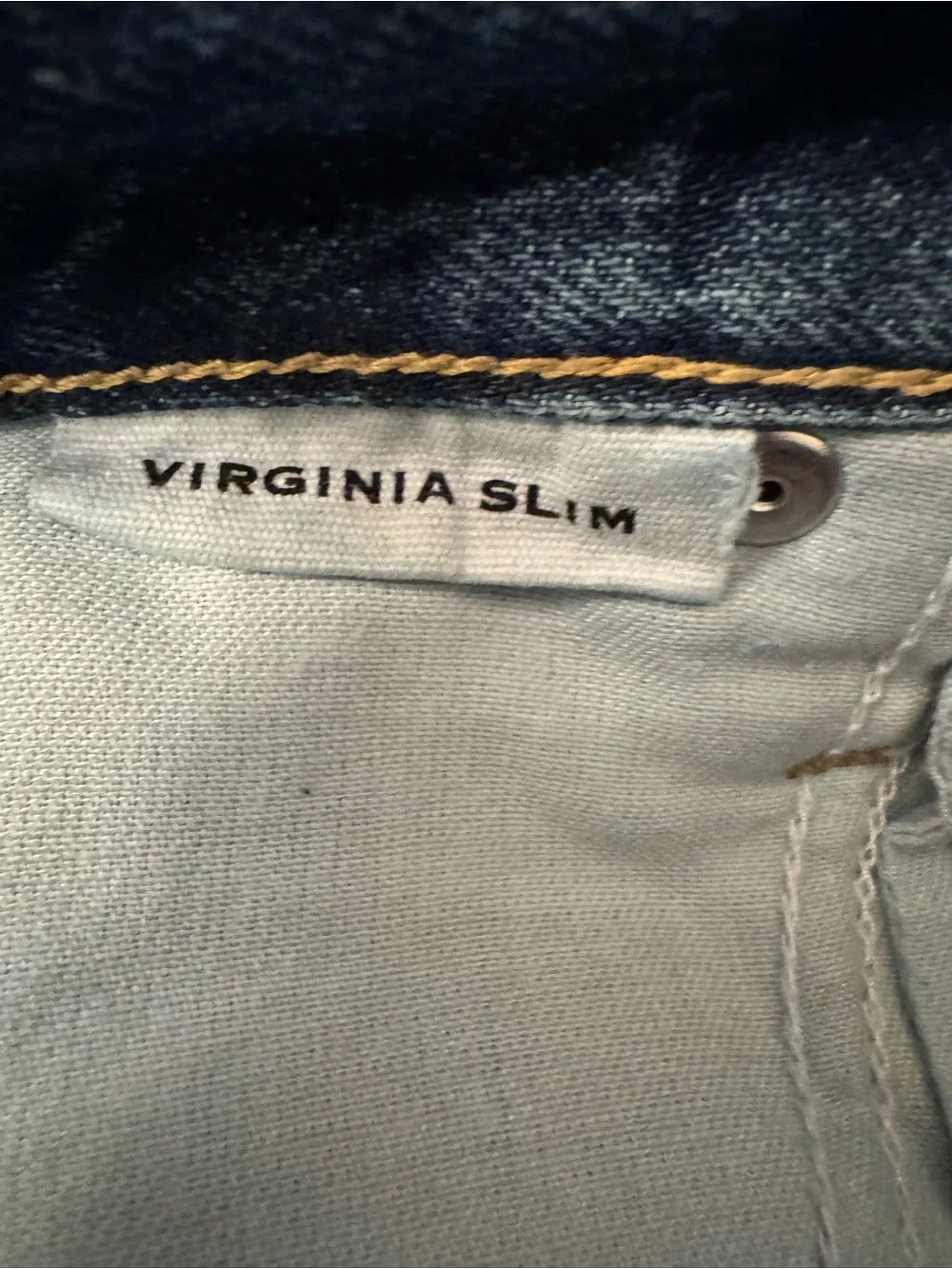 SLVRLAKE Virginia Slims Women’s Blue High Rise Slim Fit Denim Jeans Size 24 - Picture 7 of 16